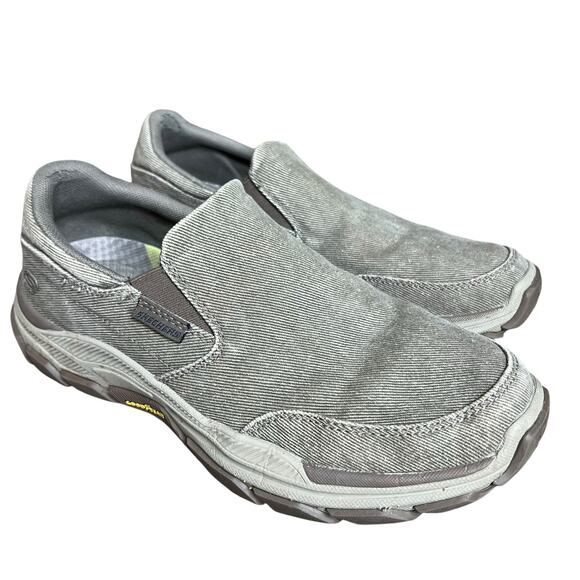 Skechers Respected-Fallston Gray Loafers Size10 - Picture 1 of 11